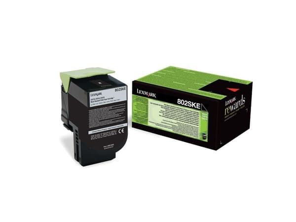 Lexmark 80C2SKE, 2500 sivua, Musta, 1 kpl