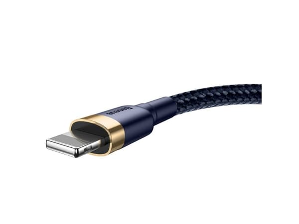 Baseus Cafule, 1 m, Lightning, USB A, Hankjønn, Hankjønn, Blå, Gull