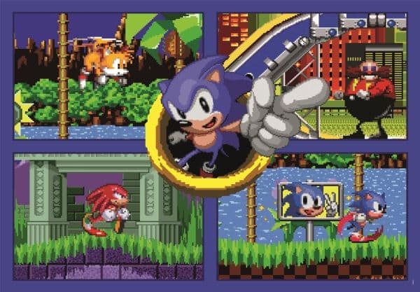 Clementoni CLE-pussel 500 Cubes Sonic Classic 35808