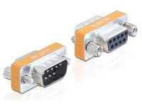 Delock - Null modem-adapter - DB-9 (hann) til DB-9 (hunn)