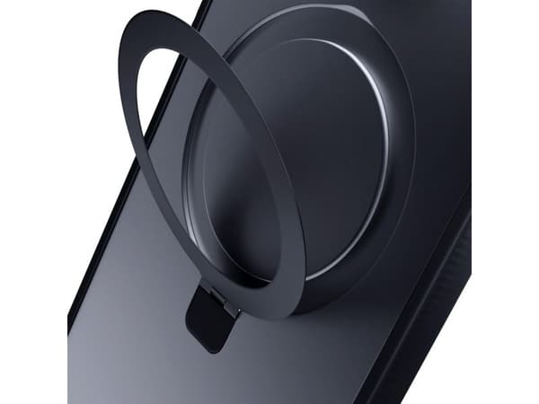 3mk Smoke Case Mag&amp;Stand till Apple iPhone 12 pro max - sort