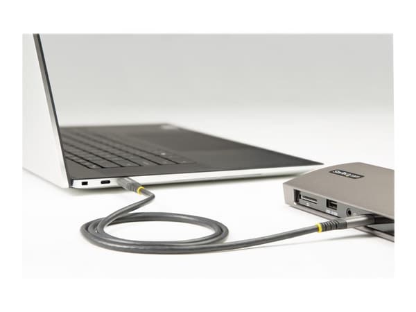 StarTech.com USB315CCV2M, 2 m, USB C, USB C, USB 3.2 Gen 1 (3.1 Gen 1), 5 Gbit/s, Musta, Harmaa