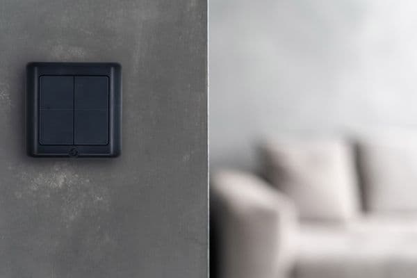 Shelly BLU Wall Switch 4 ZB DK - Charcoal Gray