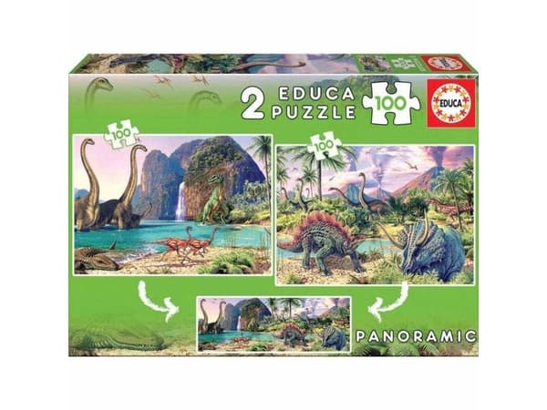 Educa 2x100 Dino World