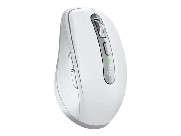 Logitech MX Anywhere 3S - Mus - optisk - 6 knapper - trådløs - Bluetooth - blekgrå