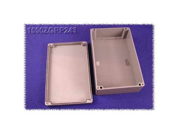 Hammond Electronics 1590ZGRP243PL Insert teräslevy Luonto 1 kpl
