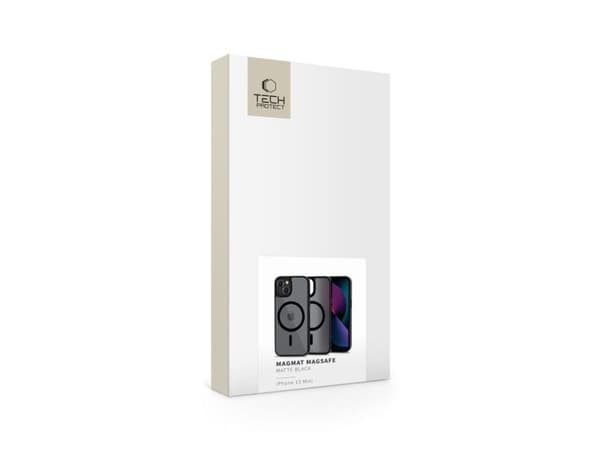 Tech-Protect MagMat MagSafe-etui til iPhone 13 mini - matt svart