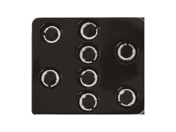 Kaninliga piercingar, 8 st.