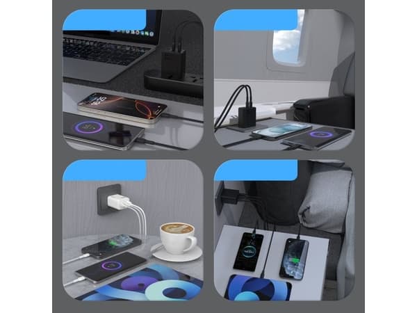 Dudao A29EU sovitin 65Watt 2xUSB-C 1xUSB-A Lajittelu