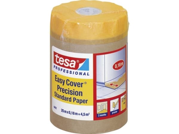 Tesa skyddspapper med tejp EASY-COVER-PRECISION/25x180