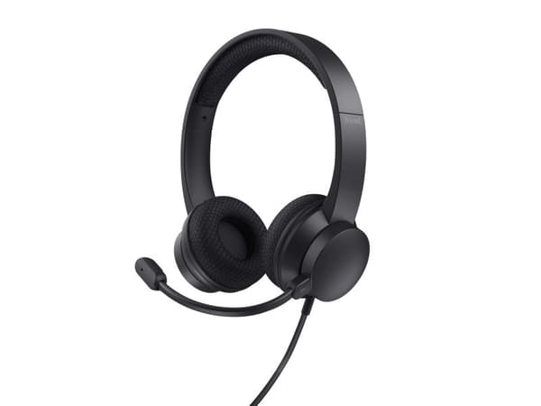 Trust Ayda - Hodesett - on-ear - kablet - USB - svart