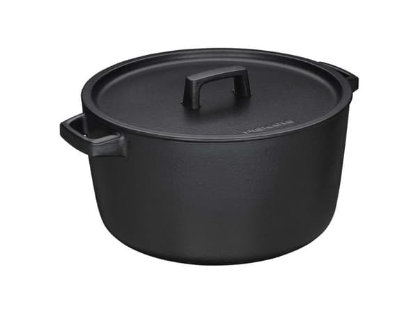 Gryta med lock Folken 6 L emaljerad