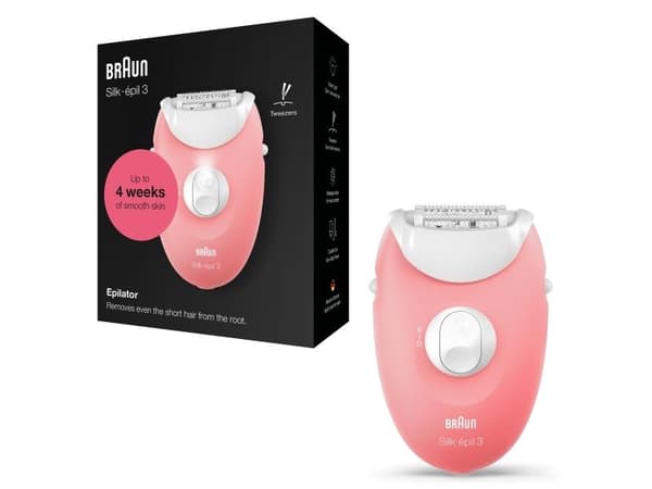 Braun Braun Silk-épil 3-176, epilator (rosa/vit)