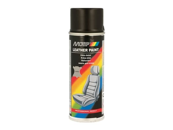 Motip læder og vinyl maling Sort 200ml