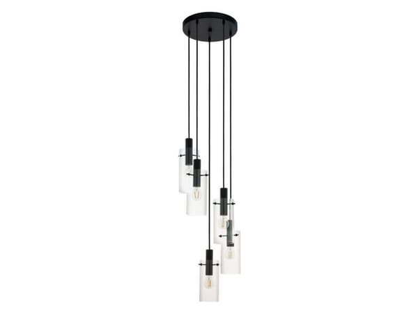 EGLO MONTEFINO klynge 5L 110 sort/klar