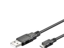MicroConnect - USB-kabel - USB (hane) till mikro-USB typ B (hane) - 1 m