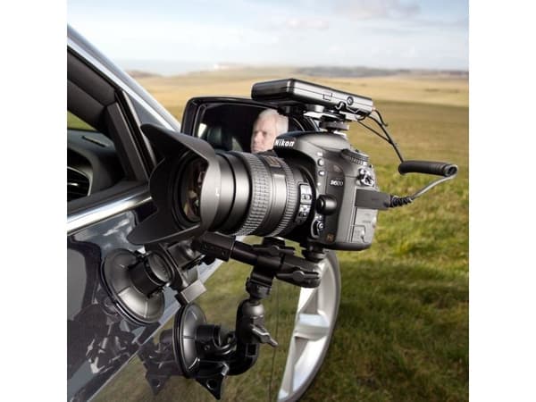 Delkin Fat Gecko Triple Mount - Støttesystem - sugemontering - overflatemonterbar