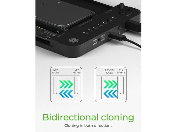 ICY BOX HDD/SSD dockningsstation
