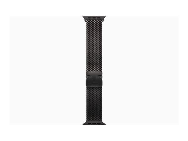 Apple Watch Ultra 3 GPS + Cellular 49mm Black Titanium Case with Black Titanium Milanese Loop - Medium