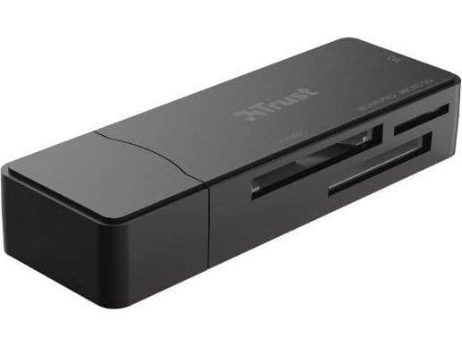 Trust NANGA - Kortinlukija (MS, SD, microSD, MS Micro) - USB 3.1 Gen 1
