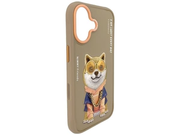 Nimmy briller cool nag til iPhone 17 etui - beige