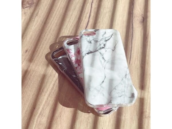 Wozinsky marmor TPU-deksel gel til Samsung Galaxy A73 - rosa