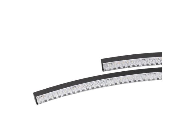 EGLO LEJIAS LOFT LED SORT/TRANSP.