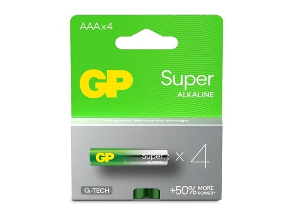 GP Super Alkaline - Batteri AAA / LR03 - Alkaline