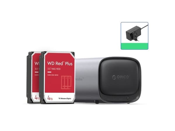 ORICO NAS MetaBox Pro Home Network Storage Array - Grå