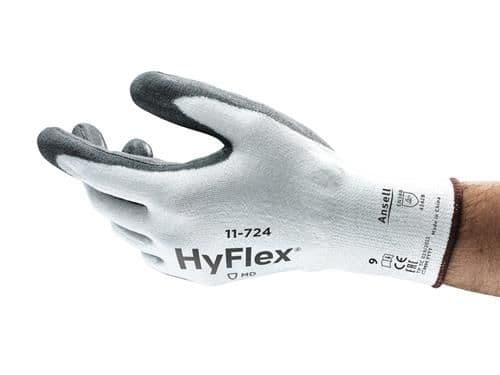 Skærehandske HyFlex 11-724 cut B hvid 9