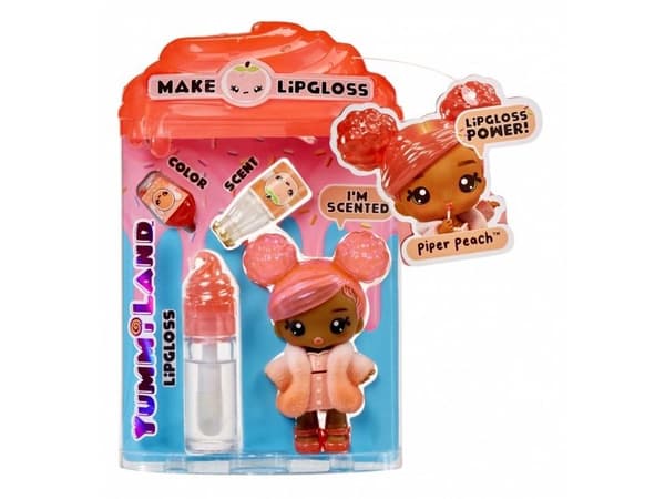 Yummiland lipgloss-dukke - Pia Peach