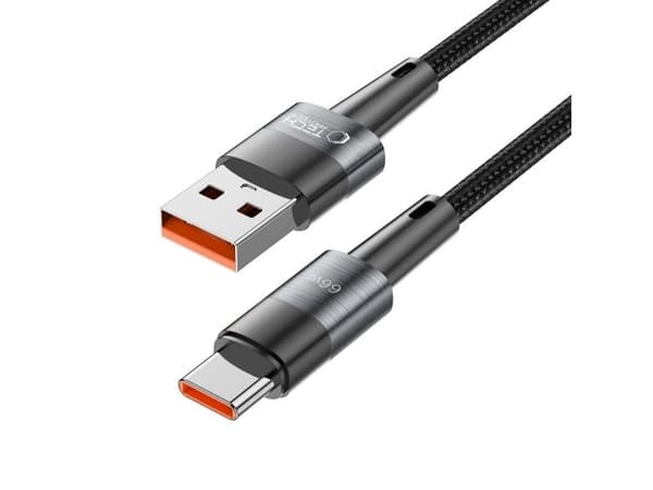 Tech-Protect UltraBoost USB-C til USB-C-kabel 66W 6A 1 m - grå