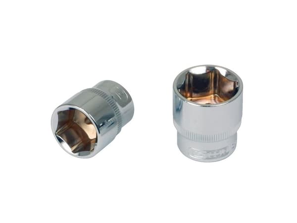 KS TOOLS 3/8" CHROMEplus sekskantsokkel, 7/16 (918.3904)