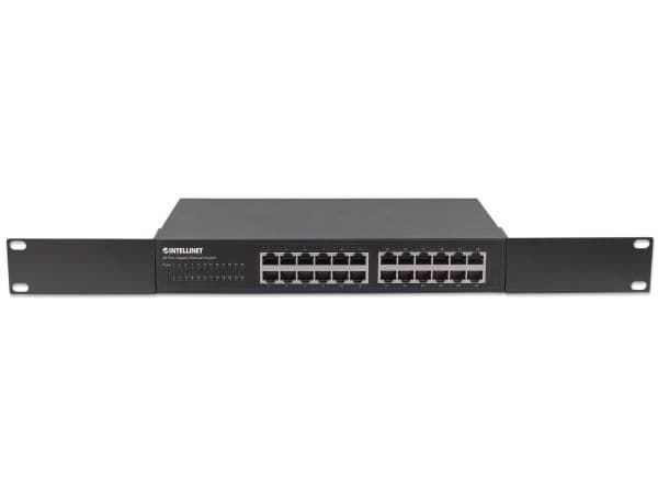 Intellinet 561273, Gigabit Ethernet (10/100/1000), Full duplex, Rackmontering