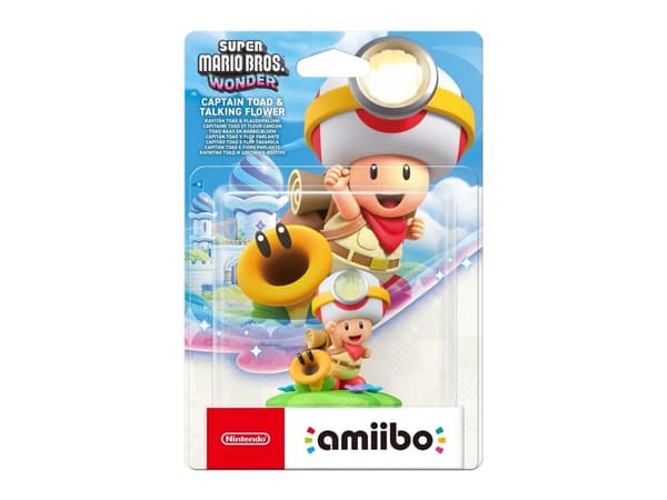 amiibo Super Mario Bros Wonder - Captain Toad & Talking Flower