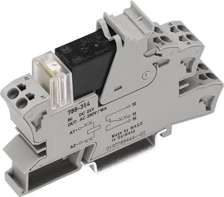 Bas med relä 24V DC 16A 788-354