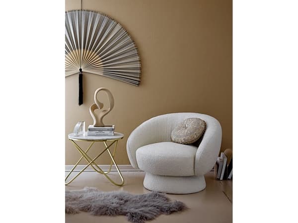 BLOOMINGVILLE Ted loungestol, vit, polyester