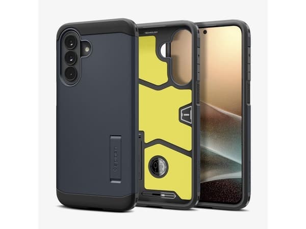 Spigen Tough Armor, Etui, Samsung, Galaxy A57 5G, 17 cm (6.7"), Mørkeblå