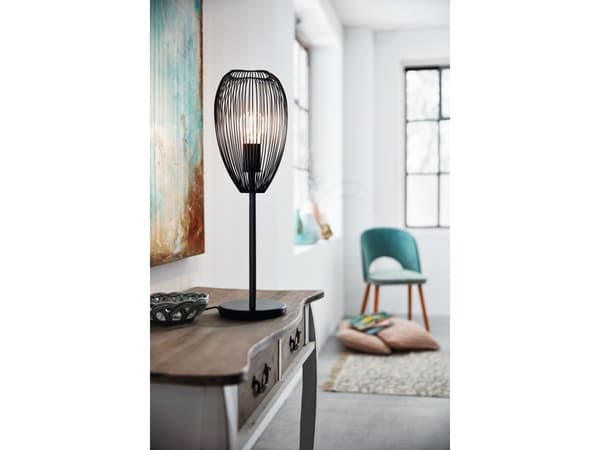 EGLO CLEVEDON bordlampe H 550 sort