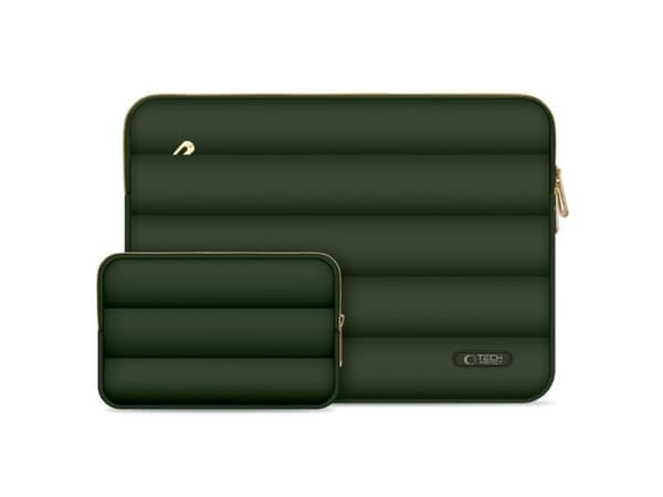Laptopveske 15-16 Tech-Protect Puffy - oliven