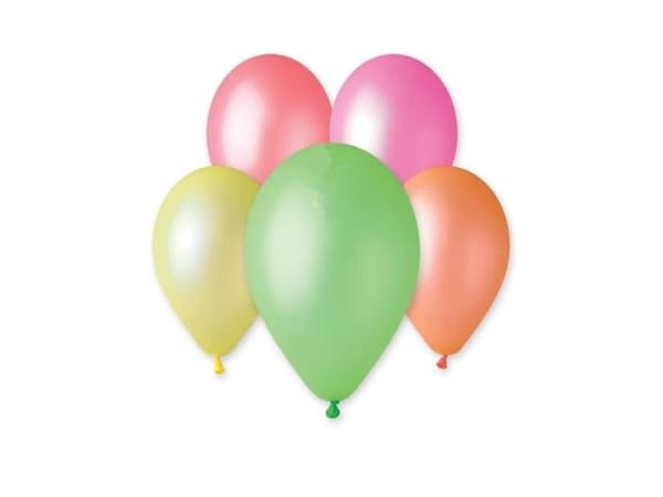 Neon balloner, 100 stk