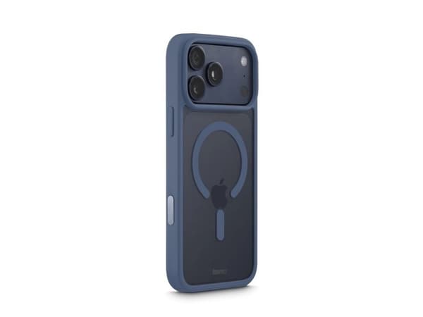 Hama Frame Protect, deksel, Apple, iPhone 17 Pro Max, 17,5 cm (6,9"), Transparent, Blå