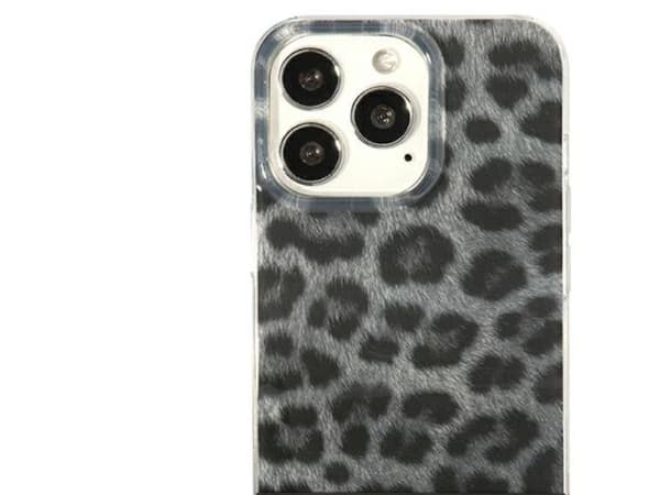 Guess GUHCP13LHSLEOK iPhone 13 Pro/13 6,1" grå/grå hardcase leopard