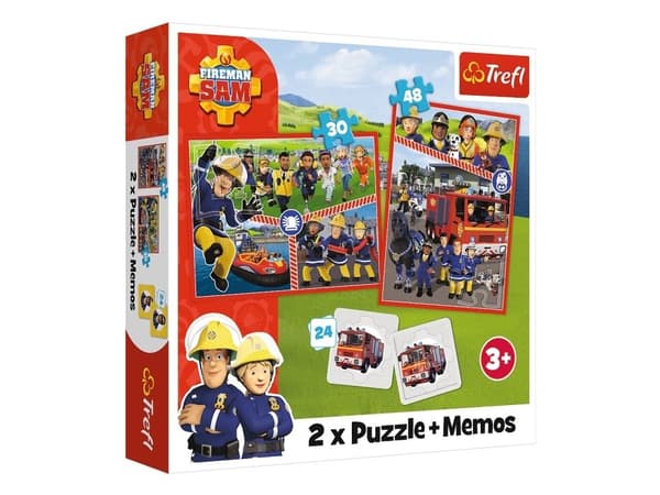 Trefl Fireman Sam, 48 stykker, Yrker, 3 år