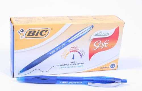 Kuglepen bic atlantis premium medium blå