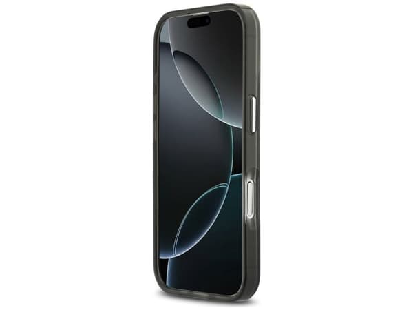 Guess mobilskal IML Gradient Triangle Logo MagSafe för iPhone 17 - svart