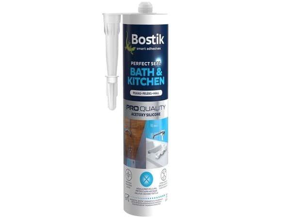 Dymo BOSTIK BATH&KITCH SIL A 280 g, grå 249 12
