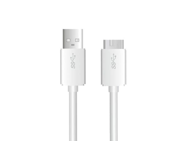 i-Media - USB-kabel - Micro-USB typ B (hane) till USB typ A (hane) - USB 3.0 - 1 m