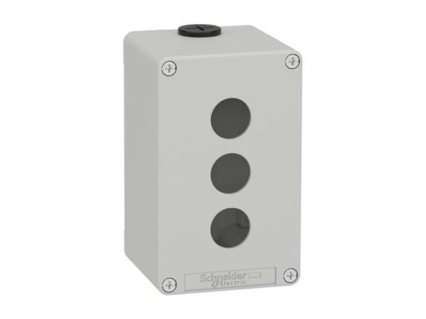 Schneider Harmony XAP Styreskap tomt grå 3 hull XAPD2503