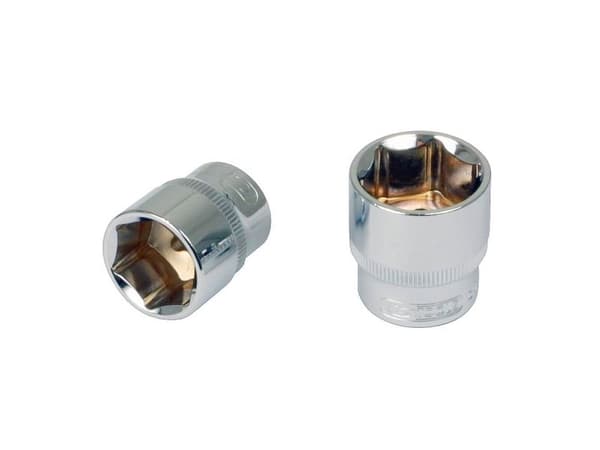 KS TOOLS 3/8" CHROMEplus sekskantsokkel, 9/16 (918.3906)